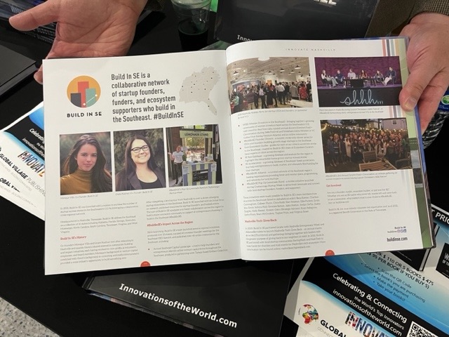 Last week our co-founder @moniquevilla spoke @thewondry to celebrate the launch of the #InnovateNashville book! 

#BuildInSE has a two-page feature on the work we do as ecosystem builders in the Southeast. 

Check out our feature: innovationsoftheworld.com/build-in-se-is…
