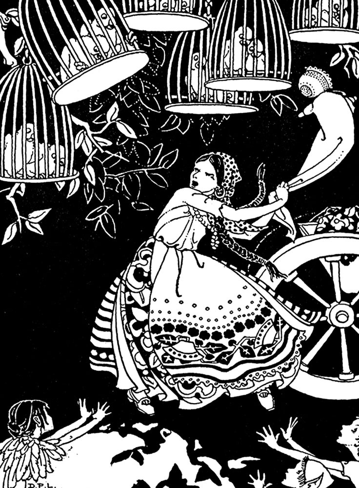 Dorothy Lathrop, ‘Mopsa The Fairy’ by Jean Ingelow, 1920 #americanart #dorothylathrop wikiart.org/en/dorothy-lat…