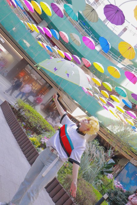 [あんスタ!!/cos]春川宙 _ Harukawa Sora💛☂️☂️🌈🎵 