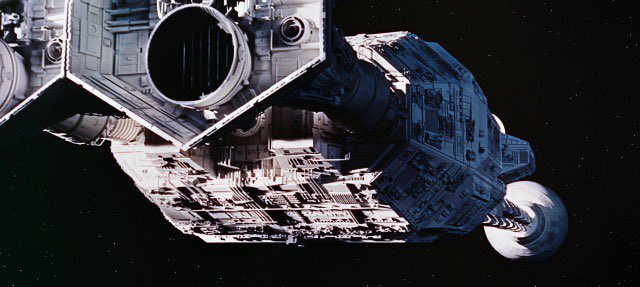 retroscifiart's tweet image. 55 years ago. 2001 A Space Odyssey (Stanley Kubrick, 1968)