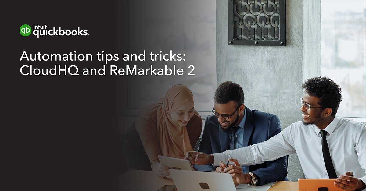 Looking to save even more time? Esther Friedberg Karp shares how she uses the combined power of CloudHQ and ReMarkable 2 to do just that. Learn more here: intuit.me/3e08WFm <a href="/estherfriedberg/">EstherFriedbergKarp</a>