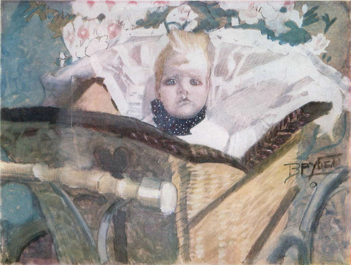 vrubelmikhail's tweet photo. Artist's son, 1901 #artnouveau #vrubel https://t.co/ubhEz8GuPp https://t.co/mhLLdfA4bZ