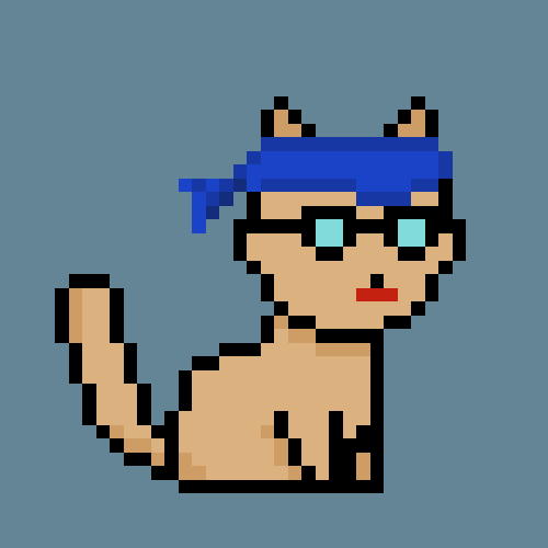 punkcatsbot's tweet photo. PunkCat #4116, 2021 https://t.co/H1n7WuX3pm https://t.co/iz5qwHgznV