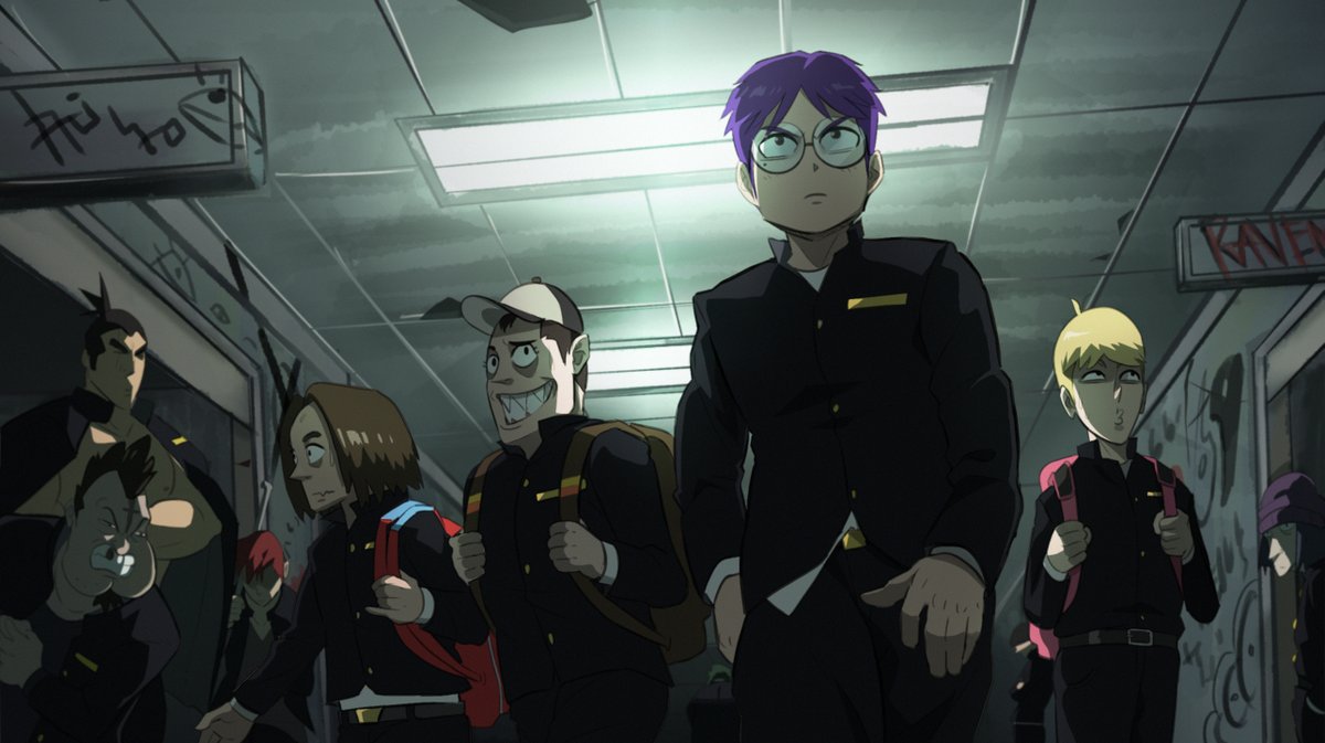 Kowfeekow's tweet photo. The strong walks unfazed.
#Undergorosprotection #delinquentanime #delinquent #brawlart #crowzero #highandlow #originalanime #animeseries #characterdesign #digitalart #digitalillustration #animeillustration #Illustration https://t.co/KCvqlyVDAB