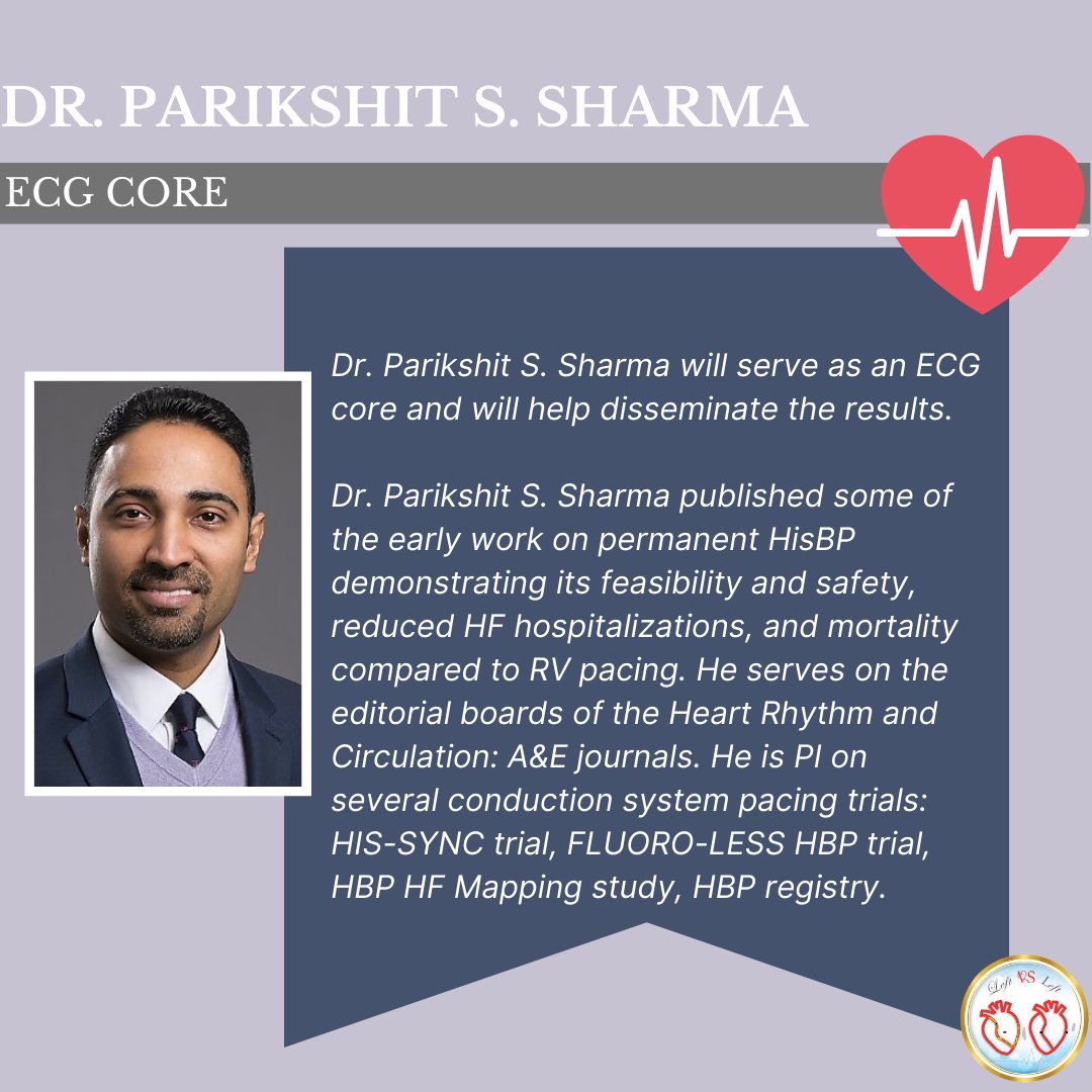 LeftvsLeft's tweet photo. Dr. Samuel Sears and Dr. Parikshit Sharma's roles with Left vs. Left as Quality of Life Expert and ECG core!  

 #LeftvsLeft #PCORI #Caridology #Electrophysiology   

Like, Retweet and Share!  Find us on all platforms: https://t.co/oM3cbE08XX https://t.co/C6Bci59ByG