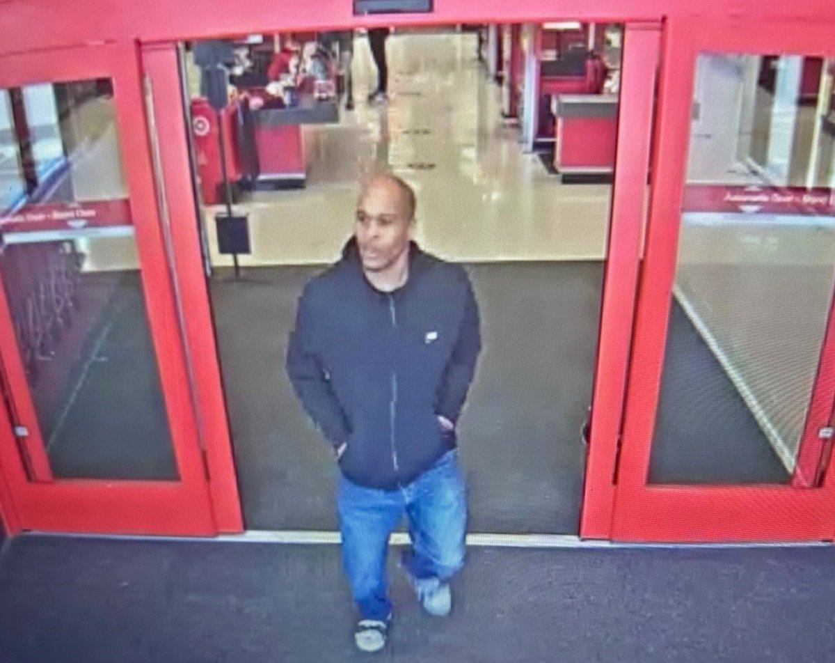 MNPDNashville's tweet photo. BREAKING: Officers responding to an active shooter call at the Target on Gallatin Pk N have cleared the bldg. No threat remains. Investigation shows this man fired a pistol shot into the back wall of the store before exiting &amp; fleeing in the maroon car. Know him?📞615-742-7463. https://t.co/b3uqsf8WY0