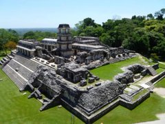 What was the purpose of the Palace in Palenque?
Image result for palace of palenque
The Palace, a complex of several connected and adjacent buildings and courtyards, was built by several generations on a wide artificial terrace during four century period. The Palace was used by the Mayan aristocracy for bureaucratic functions, entertainment, and ritualistic ceremonies.

Palenque - Wikipedia

Wikipedia
https://en.wikipedia.org › wiki › Pa