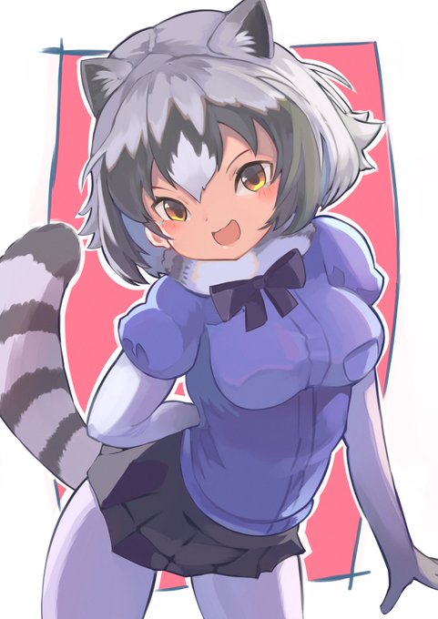 アライさん#けものフレンズ#イラスト 