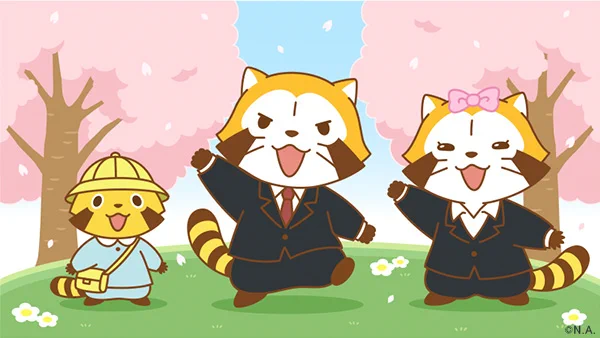 新入園児や新入学生、新社会人新しい生活が始まる人、はりきっていくミャ～!(◆'ᗜ'◆)/#ラスカル #新生活 