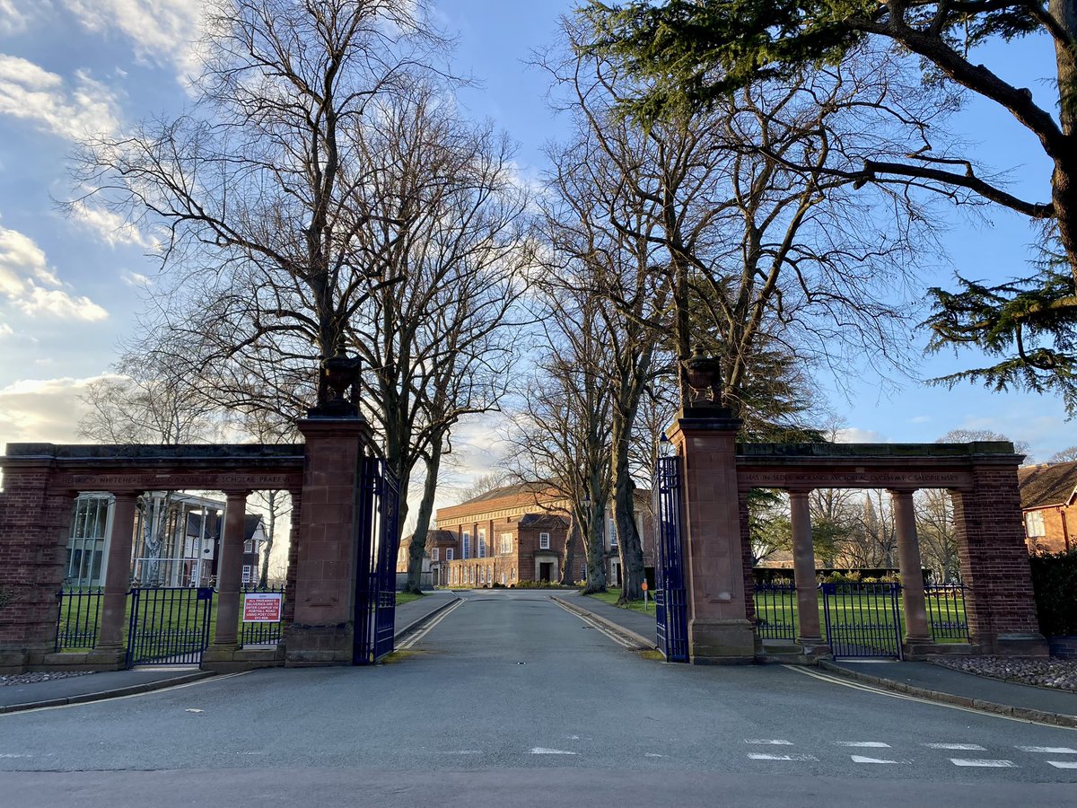 Visited #michaelpalin 's old school in #shrewsburyschool. Beautiful place.