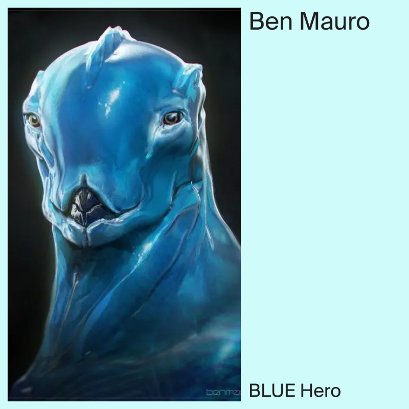 thecurated_app's tweet photo. “BLUE - Hero”, by Ben Mauro, @BenMauroArt is part of Joey Holder's (@joeyeholder) Curator’s Choice "Cryptozoology". 

#nft #multimediaart #nftartist #nfts #digitalart #nftartgallery #cryptid #thecuratedapp #artcuration #cryptidcore #cryptozoology #nftartwork #nftartwork