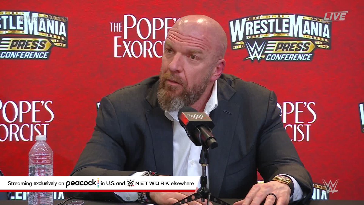 WWE on Twitter "WWE Chief Content Officer TripleH is looking forward