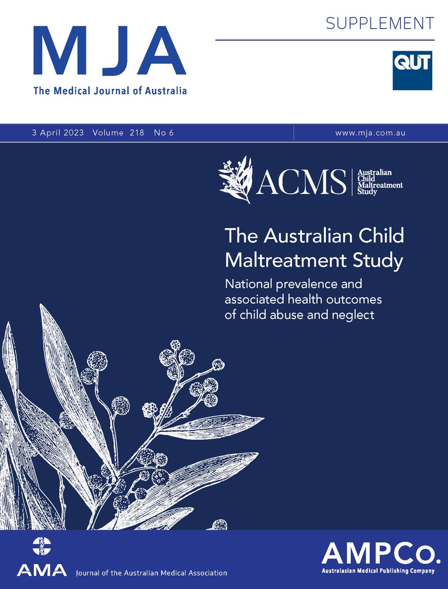 BREAKING: An Australian-first study published in the Medical Journal of Australia today has found that 62.2% of Australians aged 16 and over have experienced one or more types of child maltreatment.

Read the full findings: ow.ly/QS9P50NwIso