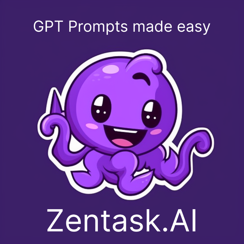 donhardman88's tweet photo. 👀 Tired of struggling with GPT prompts? 

👋 Meet Zentask – the ultimate prompt solution! 

🔥 Choose any task, from writing an SEO article to finding bugs in source code. 

💸 Earn on creating high-quality prompts and sell usage of it! 

🚀 Join early access.
