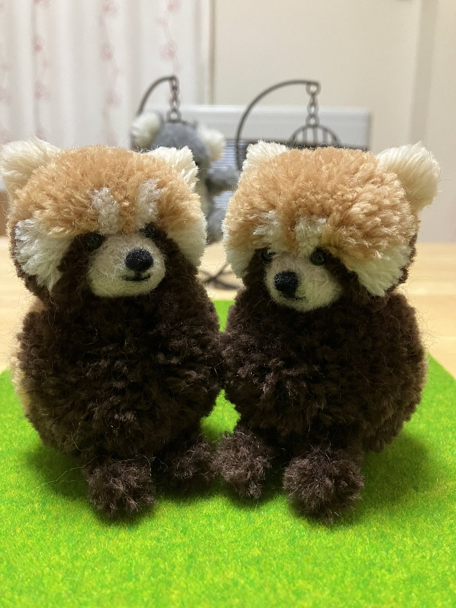 hiinari's tweet photo. レッサーパンダ❤︎
#ぬいぐるみぽんぽん 
#レッサーパンダ
 #trikotri https://t.co/3IjsprSt7p