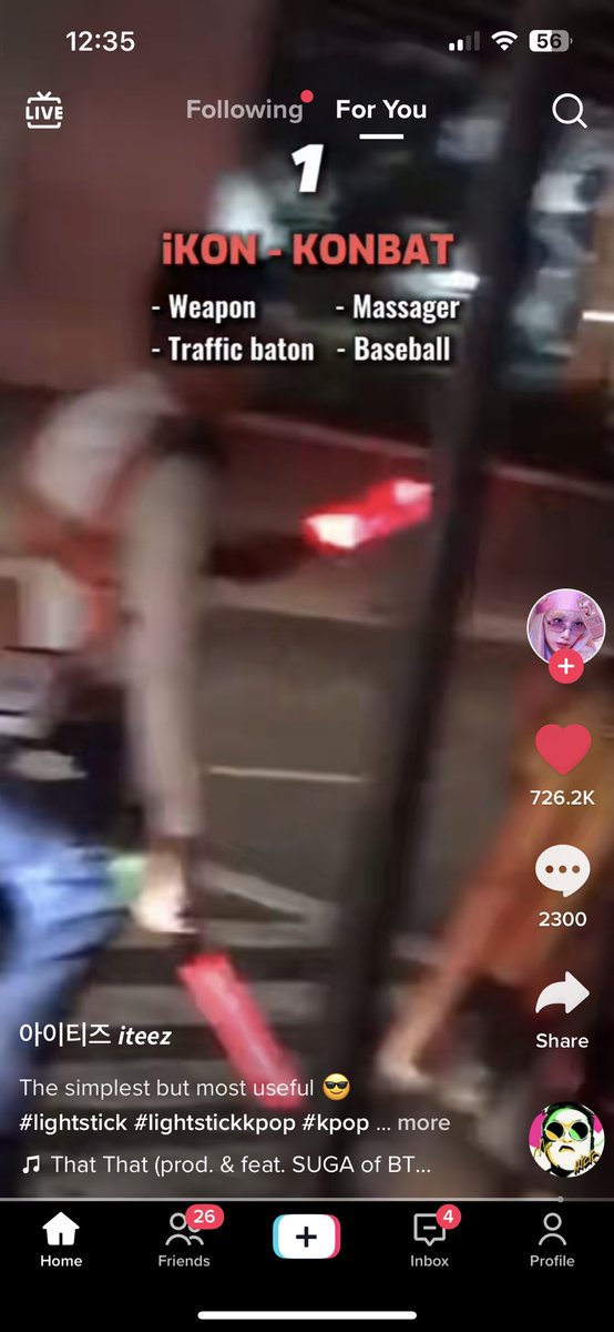 cstanacc's tweet photo. I saw a tiktok vid with 726,000+ likes where Konbat is #1 in Top 5 Multi-functional Lightstick 😆

https://t.co/epNeMrO0xI

@iKONIC_143 #iKON #아이콘 https://t.co/nm50lkZm1T