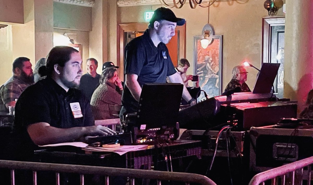 mauricethefish's tweet photo. [AT Productions Magic Makers]
Austin Taylor - Owner / Sound God
Tanner Harrison - Lighting Designer

Great job @ The Spanish Ballroom the other night fellas…everyone appreciates the experience you helped create!

Thank you!

#ATProductions https://t.co/uXikZZNErh
