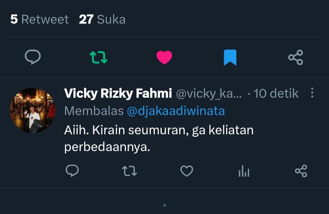 vicky_kambing's tweet photo. Udah yakk @djakaadiwinata. Udah gw kasi :
- komen
- retweet 
- love
- gw taro di bookmark jg udah

Kurang apa lagi gw coba ! https://t.co/zNBxsWO9MG