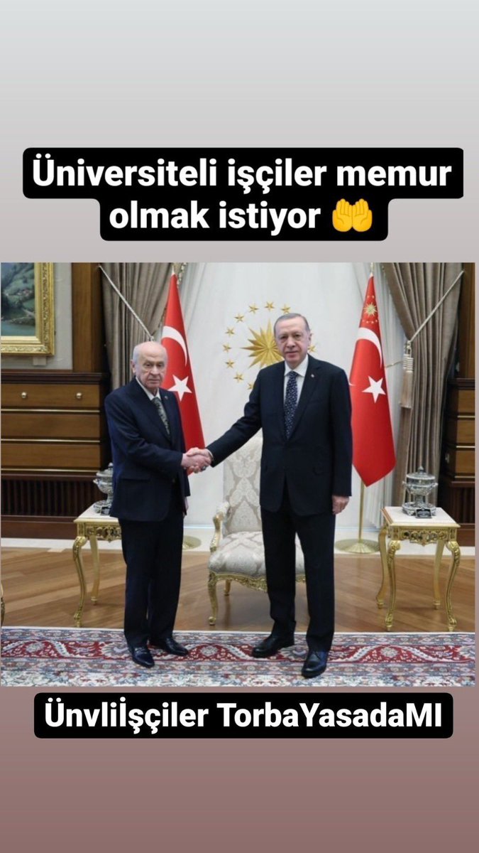 Arkadaşlar vakti müsait olan devam etsinler hala gündemdeyiz. Uzun bir aradan sonra ilk defa yaklaşık 12 saat gündemde kalabildik.

"SeçimÖncesi StatüDeğişikliği"
Sayın Cumhurbaşkanımız; <a href="/RTErdogan/">Recep Tayyip Erdoğan</a>
Sayın Genel Başkanım;
<a href="/dbdevletbahceli/">Devlet Bahçeli</a>
Duyun sesimizi