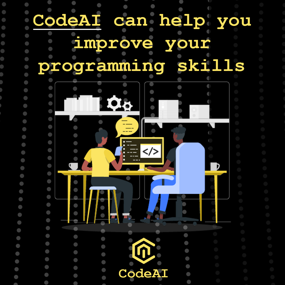 CodeAIspace's tweet image. If you are a newbie or a seasoned professional, CodeAI is for you. 
Our tool can assist all and every programmer to reach new heights. 👨🏻💻🚀
Join our Kickstarter
🌐 bit.ly/codeai-kicksta…
#peoplewhocode #justdvlpr #codingdays #codes #CodeAI #coding #coder #codinglife