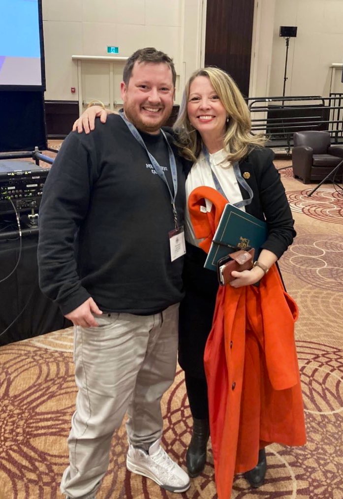 Our Treasurer <a href="/cjuniper1176/">Chris Juniper</a> and the Leader of the <a href="/OntarioNDP/">Ontario NDP</a>, <a href="/maritstiles/">Marit Stiles</a>. Can't wait to give Ford the Boot. #FordIsALiar #FORDisCORRUPT