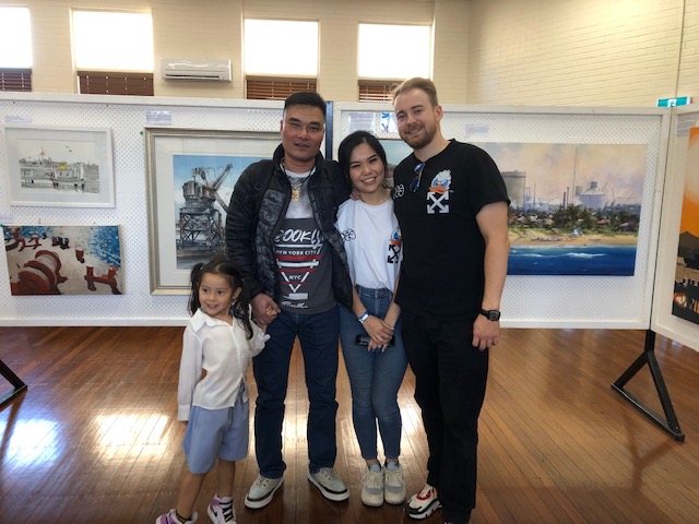 MTSNewcastle's tweet photo. Moments of pure joy! We were able to facilitate a meeting between this Seafarer from the Double Pride and his daughter and family. They had not seen each other for 9 years and he met his granddaughter for the first time 🥰 https://t.co/7flw75Puiu