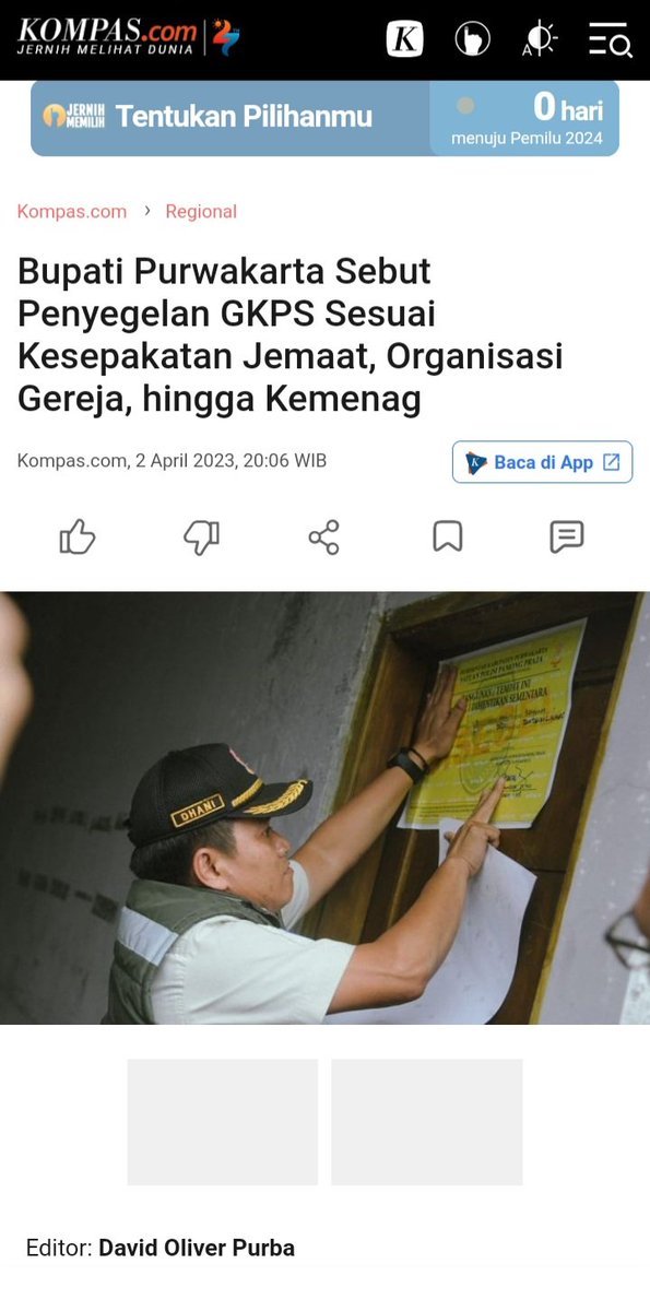 PostinusGul's tweet photo. Penyegelan Gereja Kristen Protestan Simalungun, Purwakarta ini menjadi MASALAH INTOLERENSI SERIUS bangsa ini. Ada 2 alasan. Pertama, yg menyegel Bupati, yg seharusnya menjamin hak kebebasan beragama warganya sesuai Pasal 29 UU 1945. Kedua, dasar penyegelan: SKB 2 Menteri https://t.co/io0GjBHJj6