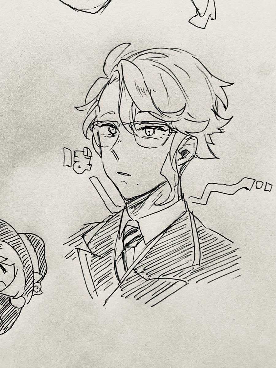 朝の一発描き
春なのでぼーっとするアズ 