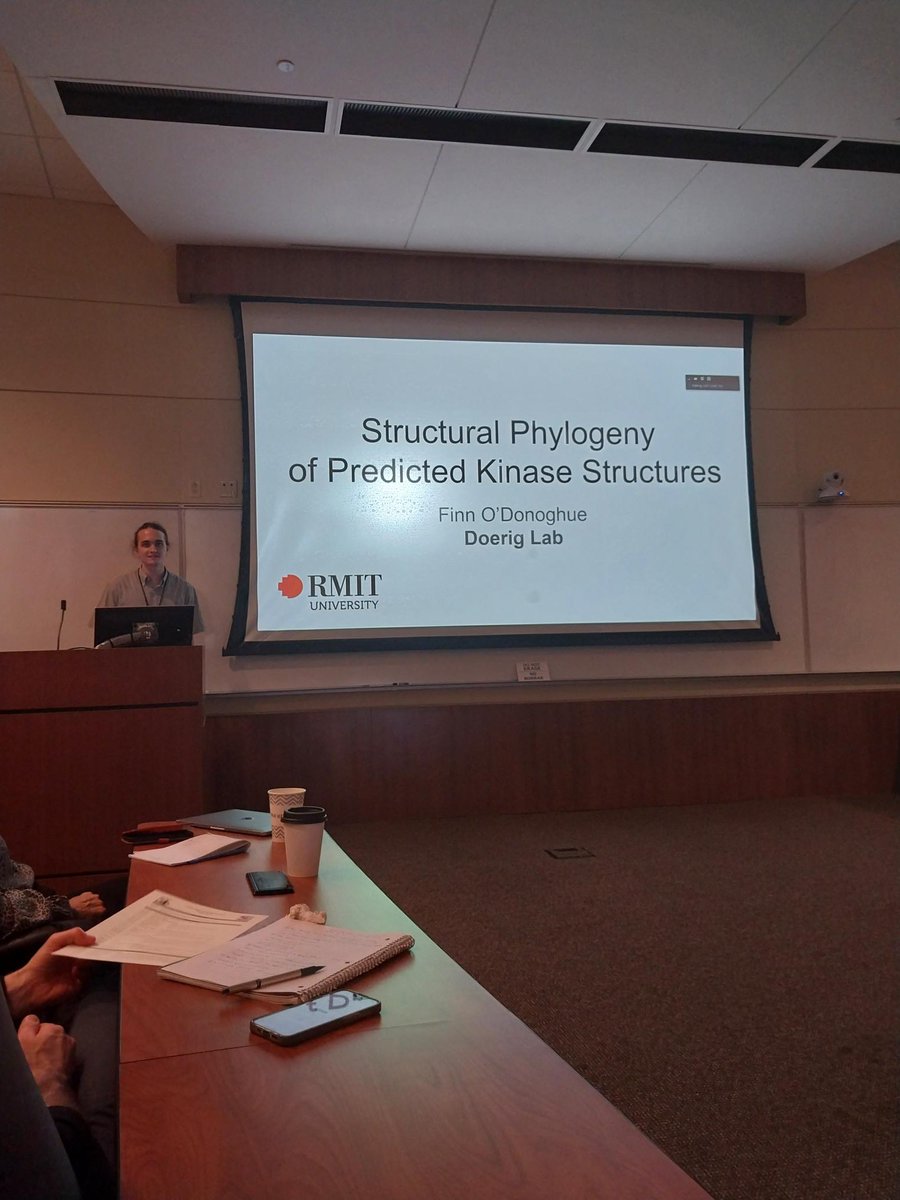 DoerigLab's tweet photo. The @DoerigLab  is well represented in the Protein Kinase of Parasitic Protozoa V Conference at the @UCF 🇺🇸. 3 presentations and 1 prize award. Congratulations to Tayla and Finn for the fascinating presentation @RMIT @ResearchRMIT @RmitSciences https://t.co/MWyvpQk8bz