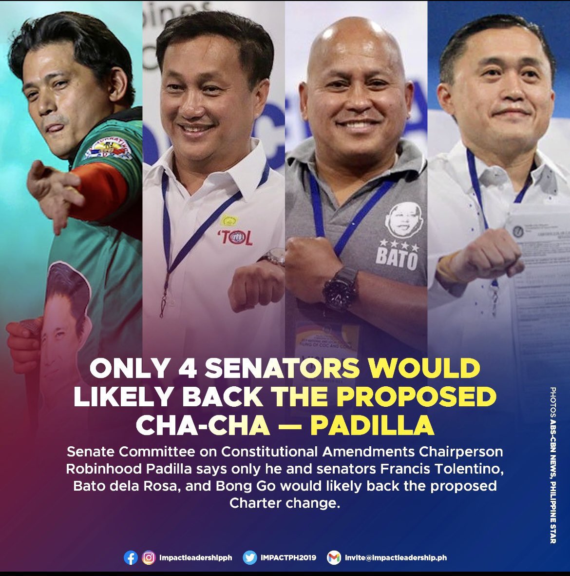 And the rest who won’t? We know why.