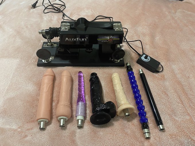 Hubby ordered me a new F machine and all these toys came with it.  If you&rsquo;d like a custom vid send me<a href="/tag/lifestyle"class="tags"><span>#lifestyle</span></a><a href="/tag/share"class="tags"><span>#share</span></a>