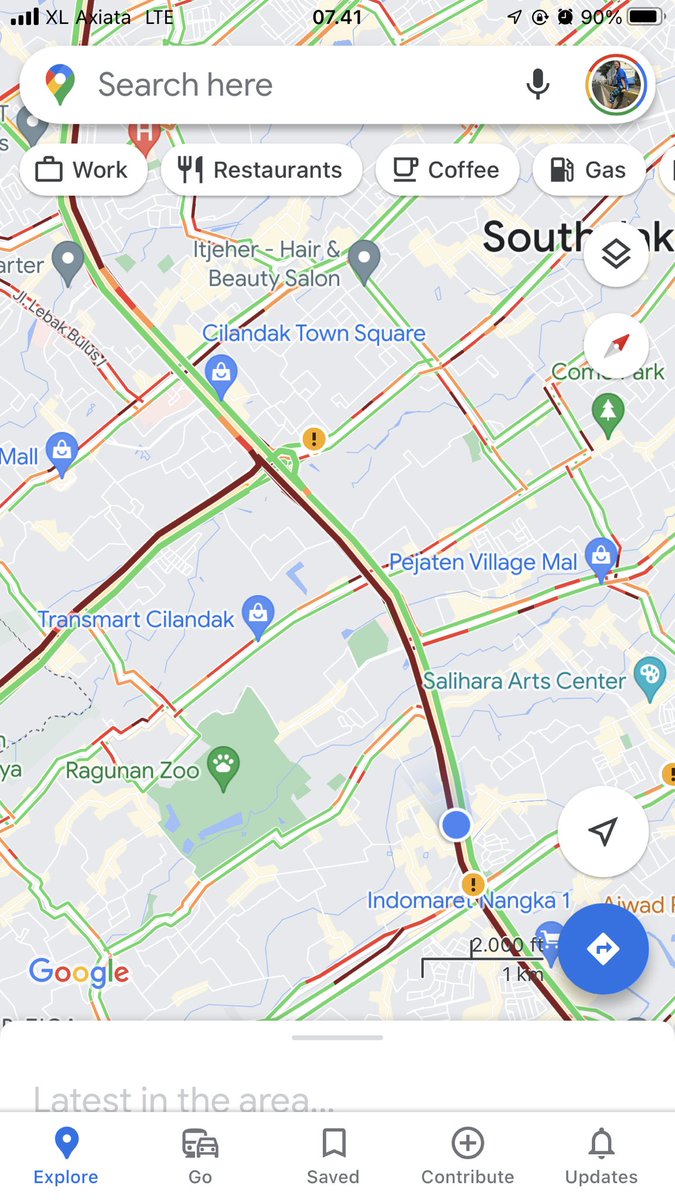 7astrid7's tweet photo. Sudah 2 minggu lebih macet gak penting hanya karena perbaikan jalan di pintu keluar tol Cipete. Apa enggak bisa lebih cepat perbaikan jalannya? @DishubDKI_JKT @infoDISHUB @PTJASAMARGA https://t.co/fK8J8Xvf6f