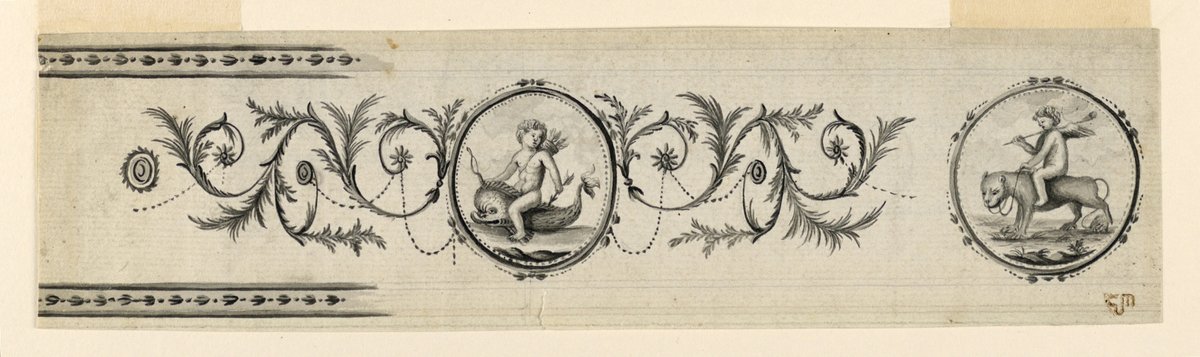 si_chndm's tweet photo. Design for a Painted Frieze, ca. 1790 #chndm #museumarchive https://t.co/4QtiQ9UbnD https://t.co/BoULs09EqX