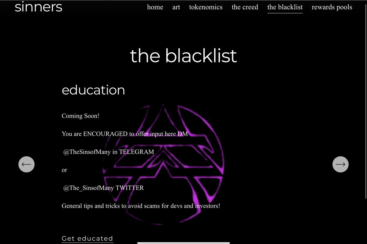The_SinsofMany's tweet photo. The BLs true intent is to help #EDUCATE the #DeFi space. Ive been scammed myself we learn we share we move on #imagine everyone shares their tips to avoid #scams. Imagine ALL that INFO in 1 place #free the balance of power gains equilibrium. @crypto_db78 @MaMaJo92 @Sinners_Token https://t.co/xHx5Bh104H