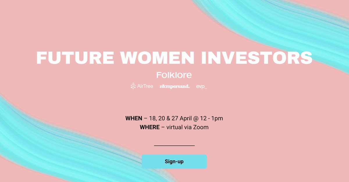 📢 Calling all women and non-binary folk curious about investing roles in VC.

Future Women Investors is an initiative designed to help you make a move into VC and elevate your career trajectory.

Learn more and sign up here:
futurewomeninvestors.pory.app