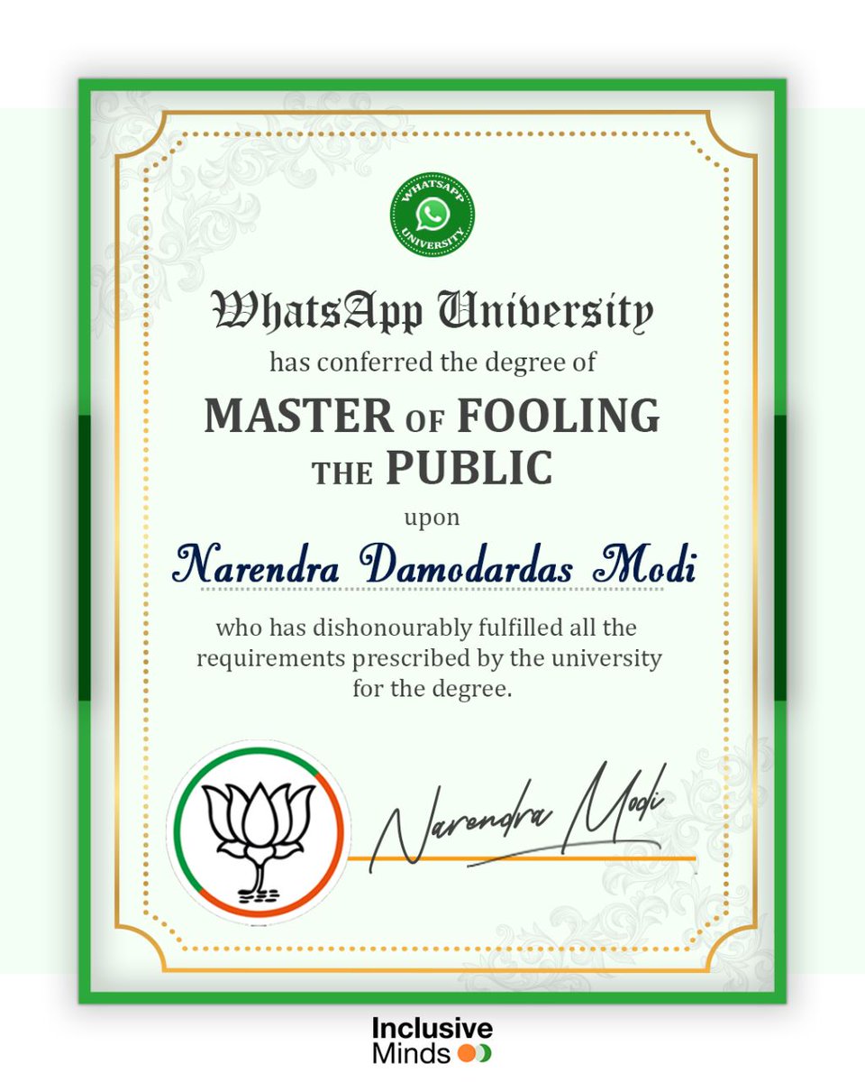 raviboseraju's tweet photo. Loot Sarkar, 
Jhoot Degree, 
Jago Nagarik Jago...

#40PercentSarkara 
#KarnatakaElection2023 
#BJPFailsIndia 
#kivimelehoova 
#troublengine https://t.co/l34RAc6U8y