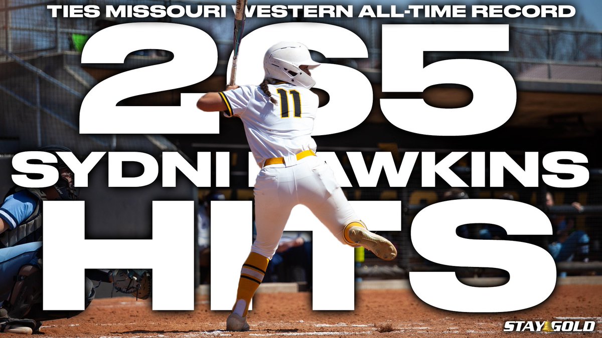 🥎 Congratulations to Sydni Hawkins for collecting the 265th hit of her career, tying her with Morgan Rathmann for first all-time in Griffon Softball history! 

Syd's next hit is going to be SPECIAL 🙌

📰 — bit.ly/3ZFjWKi

<a href="/GriffonSoftball/">Griffon Softball</a> | #StayGold🔔