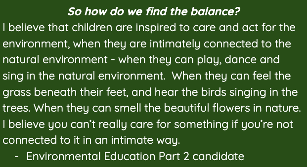 And that's a wrap on Environmental Education Part 1 & 2! So many educators are out there doing the work, supporting students as they (re)connect with nature and learn to care for and protect the environment. 
#EnviroEd @etfoaq #JoyfulLearning