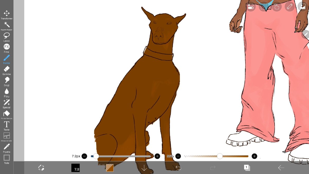 kwt0420928's tweet photo. The reason I didn't finished my trans visibility artwork on time.... Fuck that dog fr I regret even considering it https://t.co/9OiHnAcZPm