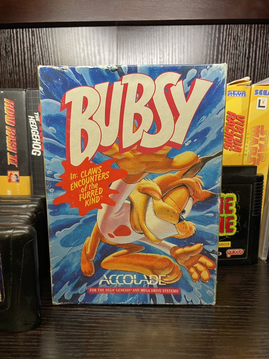 one_t_matt's tweet photo. R.I.P.  I loved Bubsy as a kid and still have my original copy https://t.co/2Qohxv0JEW