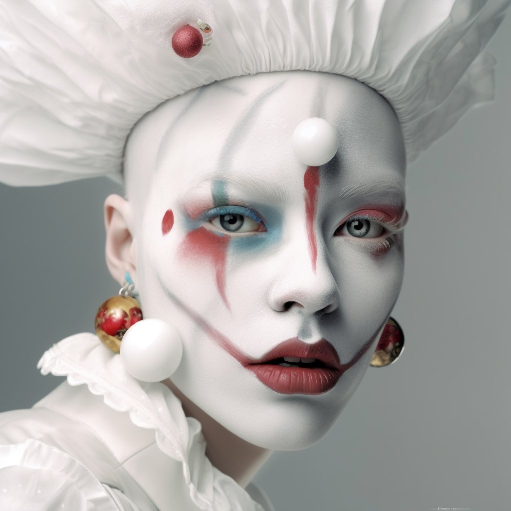 MetaHaari's tweet photo. Beautiful Clown

#aifashion #aiart #aiartcommunity https://t.co/3RiBrP0NmS
