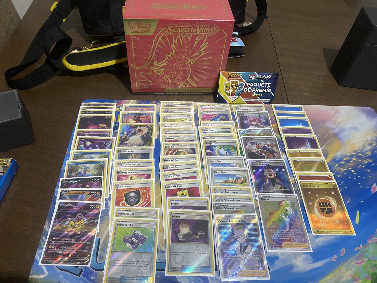 Torneo local con rotación goblin cards 18 jugadores
1er lugar 🏆 
1er juego goodra vstar ww
2do juego miraidon ex/regieleki v ww 
3er juego misgamius ww
4to juego giratina vstar ww 
Resultado 1er puesto (12pts) #PokemonTCG