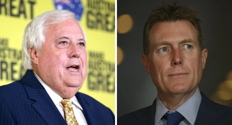 ‘Feels like a betrayal’: Palmer and Porter to sue government for $300 billion >> crikey.com.au/2023/03/31/cli… - Appearing alongside the billionaire mining magnate to sue the Commonwealth is the former Commonwealth attorney-general. #auspol #Auspol2023 #UAP #UnitedAustralia