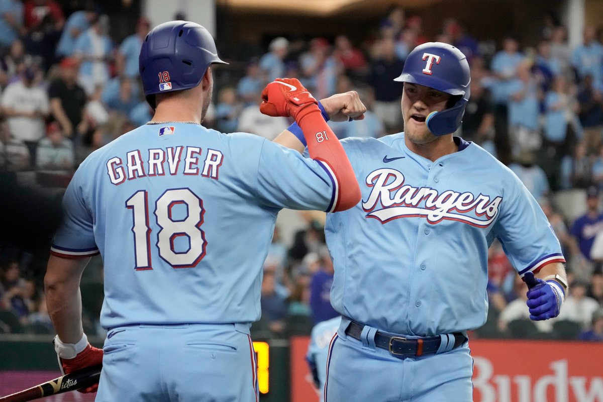 FOX Sports: MLB on X: The Texas Rangers will wear these throwback uniforms  on Saturday ‼️ 📷: @Rangers  / X