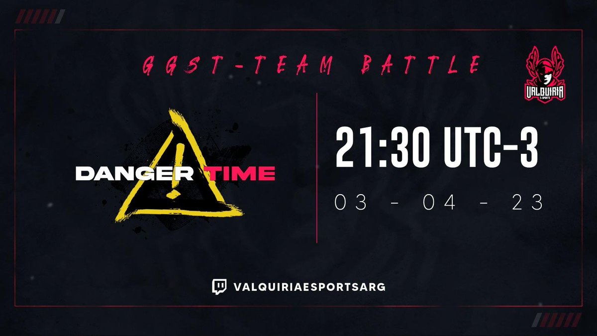 ValquiriaGames's tweet photo. DANGER! DANGER! DANGER!
Mañana vuelve el desafio más picante de todos, vuelve el #DangerTime! y esta vez traemos a @GearArgentina vs @ChangosGaming.
Tsubomi_Kyo vs Damn
Agma vs Durban
Pacha vs Akimura
Moon vs Meaty
Más inforación abajo ⬇️⬇️⬇️ https://t.co/Y9IFksSrhS