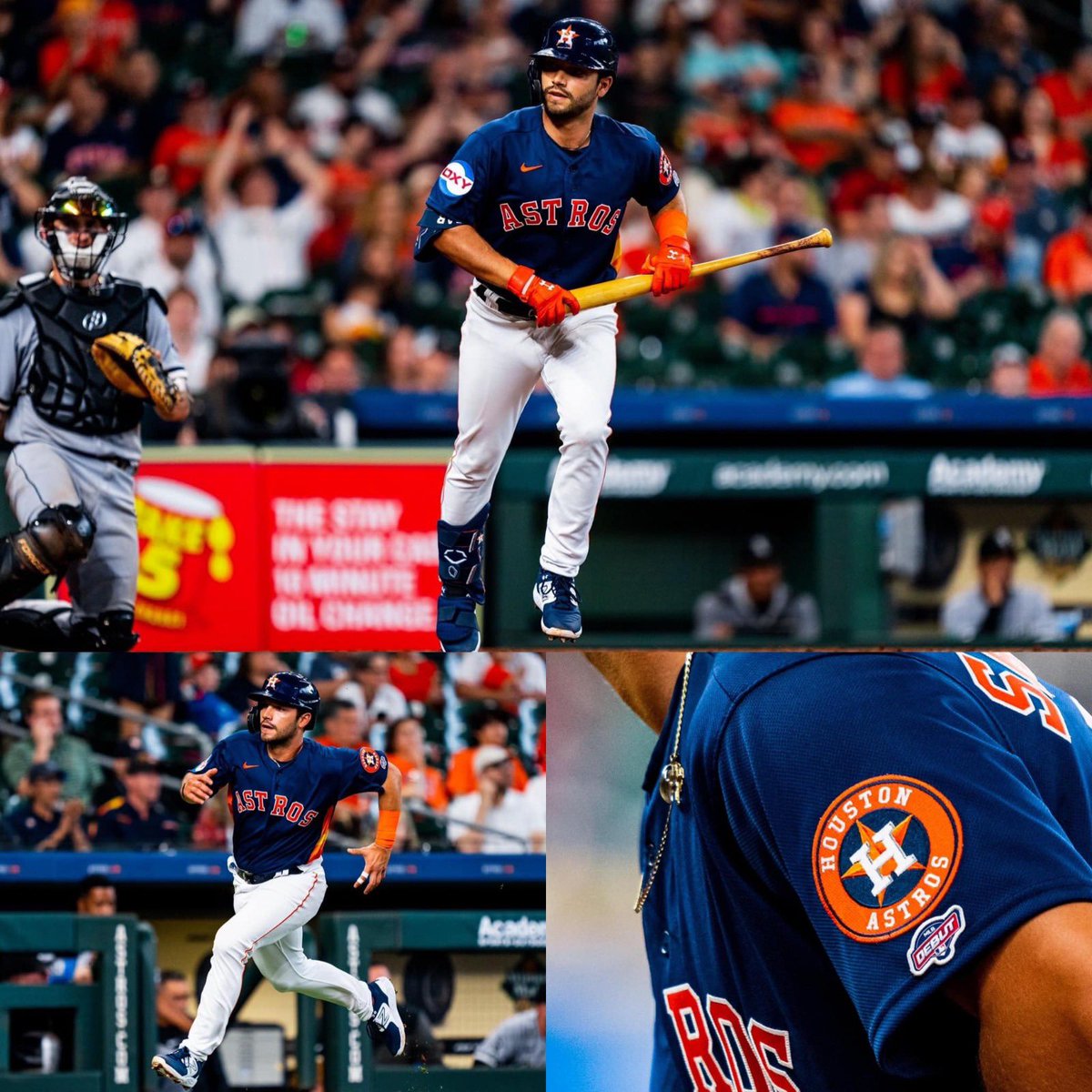 El hermosillense César Salazar se convirtió en el pelotero sonorense número 37 en jugar en las Grandes Ligas al debutar este domingo 2 de abril como bateador emergente con los Astros; el receptor recibió base por bolas en su primer turno como ligamayorista.