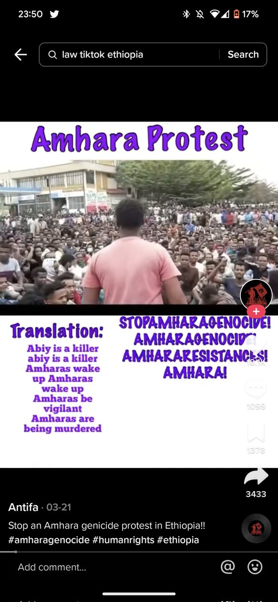 AklilStudios's tweet photo. @EA_DevCouncil @AbiyAhmedAli Big Amhara media lying again as usual. This was in march 2021, check timestamp on TikTok and YouTube
https://t.co/OEkqA46DzJ

https://t.co/FpqpdmAPVI https://t.co/DhSEegCSWr