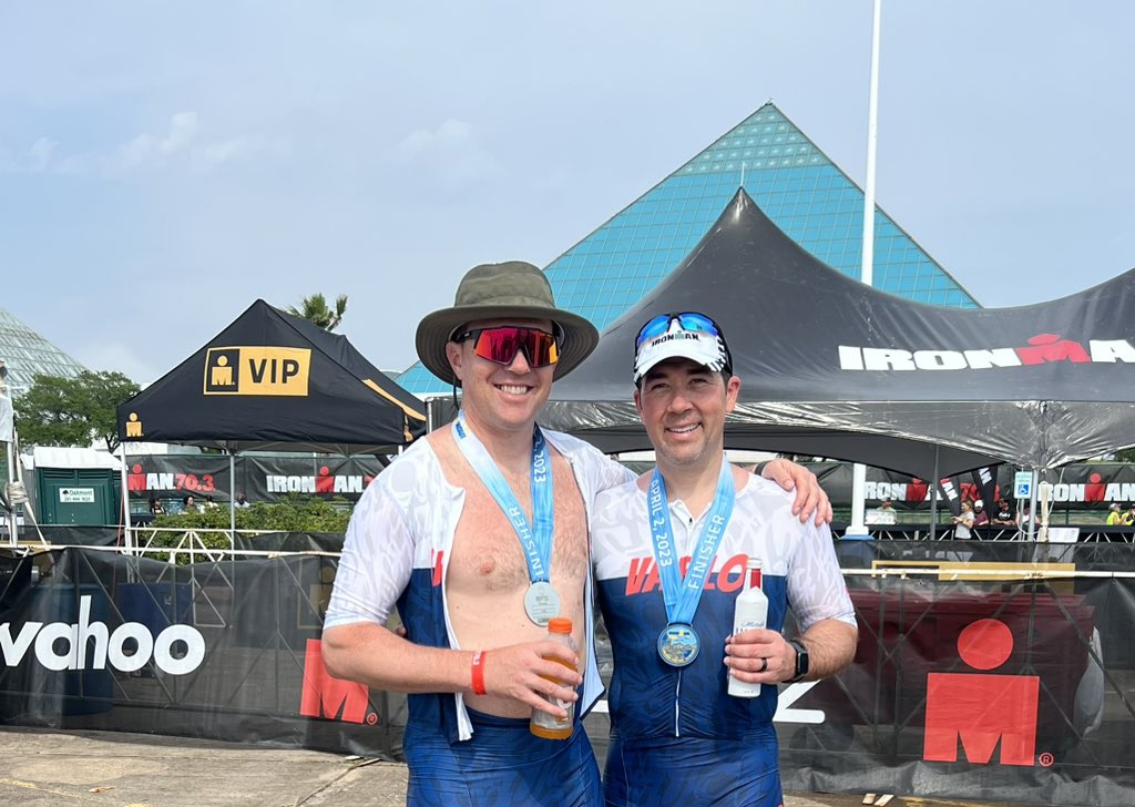 Ironman 70.3 is in the books. Congrats to all the finishers today. A big thanks to my crew. #ironman #texas #wheelhouse #varlo
