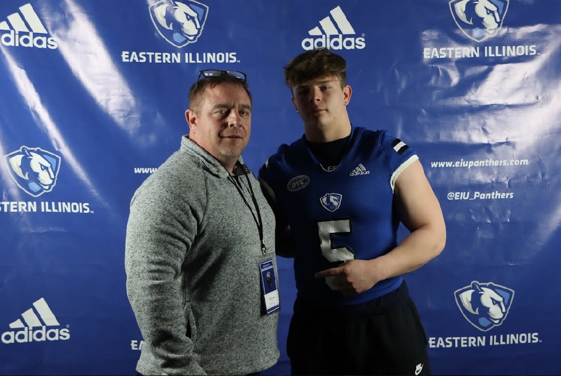 MatthewJaniak3's tweet photo. Had a great time visiting Eastern Illinois University today! Thank you to @EIU_FB and all the staff!!
@Coach_Leake @FB_Coach_Wilk @CoachJoeDavis @CoachJ_Walsh @CoachBignell @CoachGeier_ @CoachDerickson https://t.co/ZvZAJ8HFBd