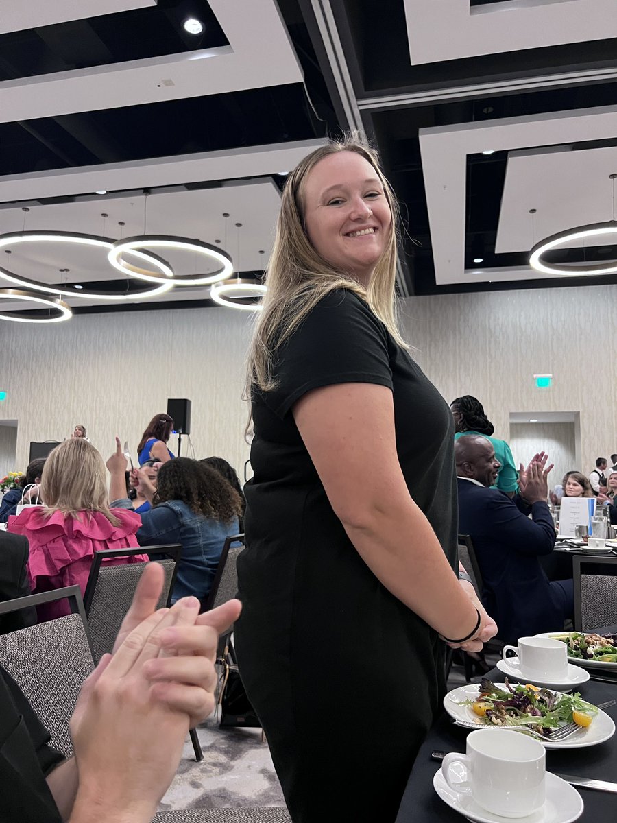 ICYMI - Our Fabulous ESL TOY @MS_BUSCH97 represented <a href="/CypresswoodES/">Cypresswood Elementary</a> well for the 22/23 Banquet. ❤️🤍🖤🐺